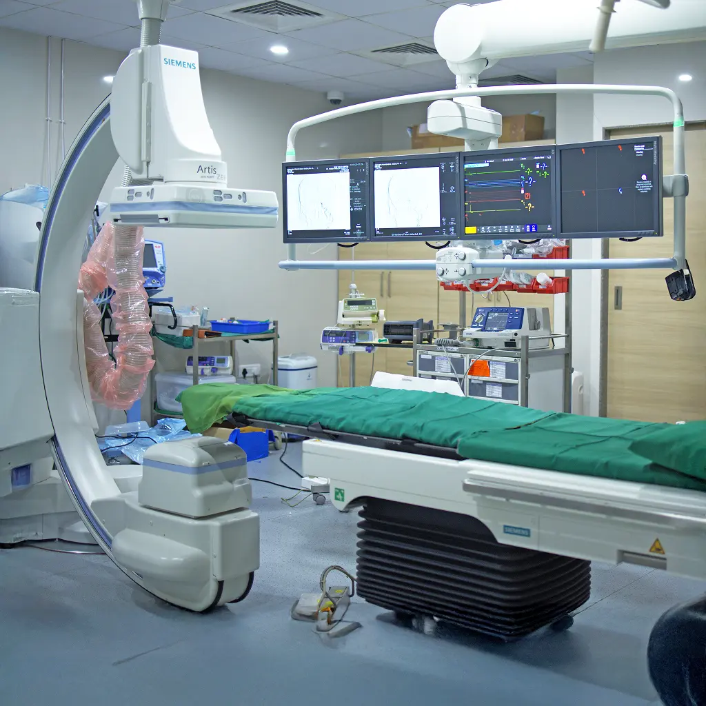 Doctor reviewing medical imaging